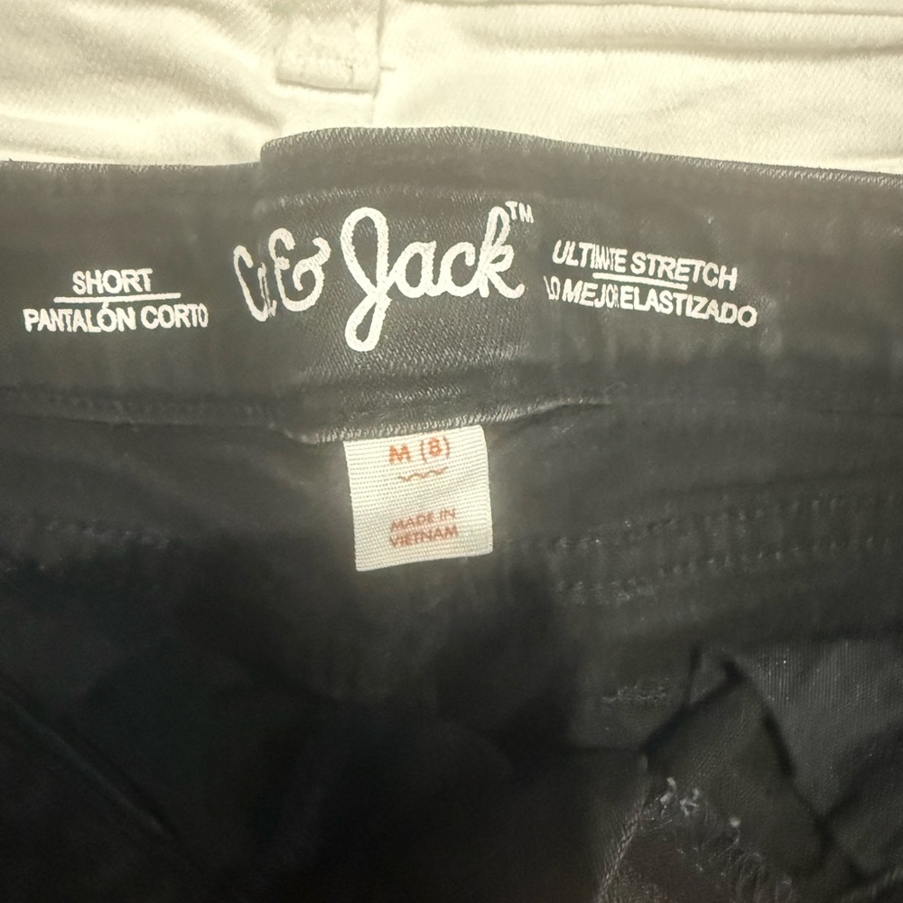 Cat & Jack White Denim Jean Shorts - Picture 3 of 3